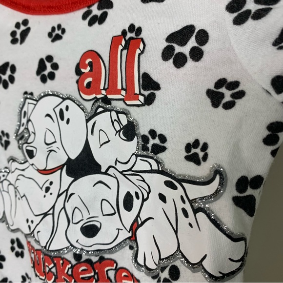Disney Baby 101 Dalmatians All Tuckered Out Bodysuit - Picture 2 of 13